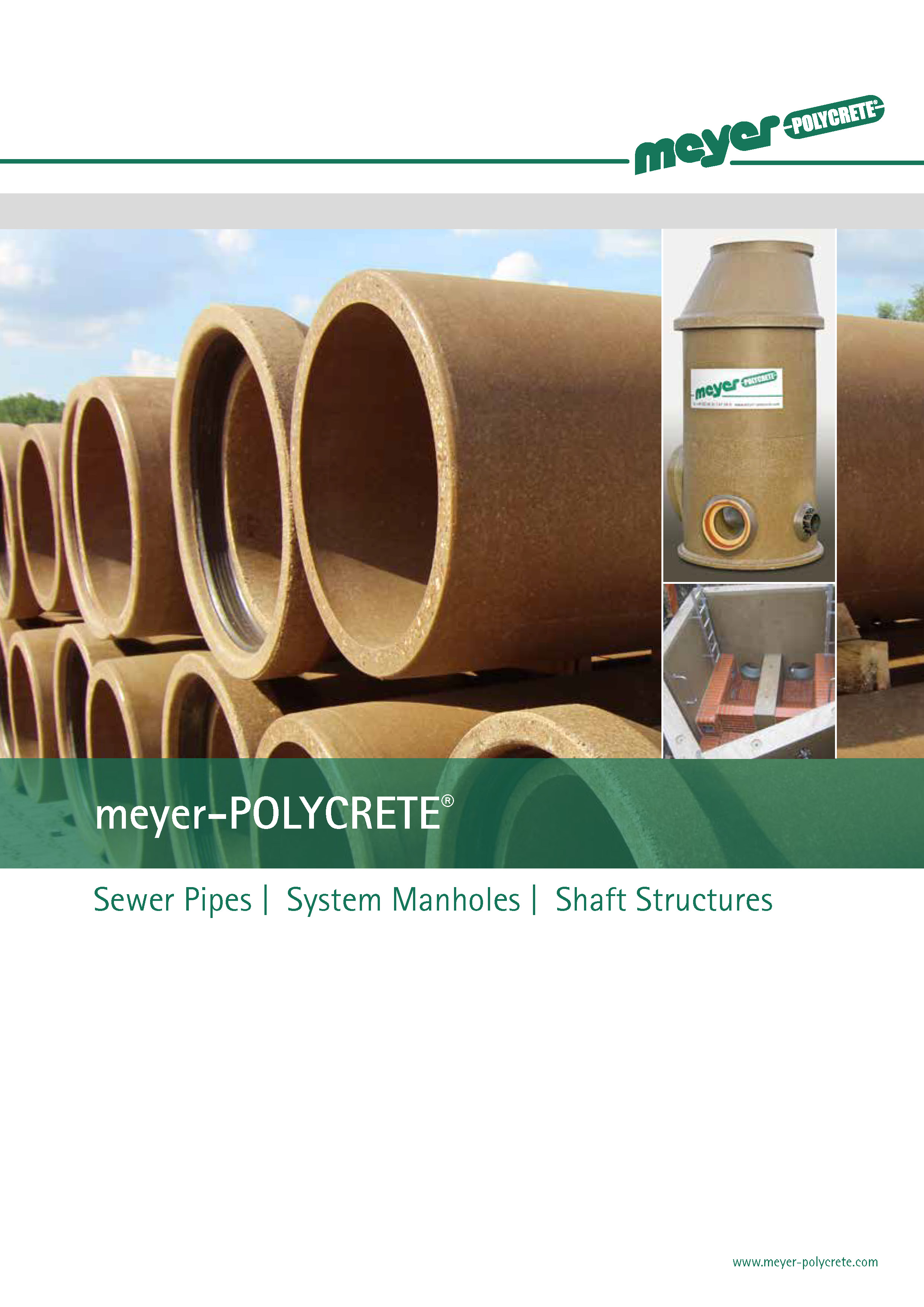 meyer POLYCRETE - Sewer pipes | System manholes | Shaft structures